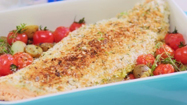 'Oven Baked Salmon with Potatoes and Tomatoes Recipe – Cooking with Bosch'