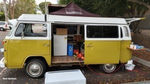 'Westfalia Kombi Casa e Food Truck, Thrower Dr. Palm Beach, QLD, Austrália.'