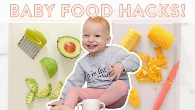 '10 BABY FOOD HACKS ALL PARENTS SHOULD KNOW | Tips & Tricks to Make Life with Little Ones Easier'