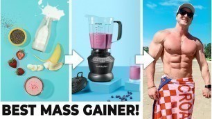 'HOW TO MAKE: Bulking Weight Gainer Shake (1000 and 1500 calories!)'