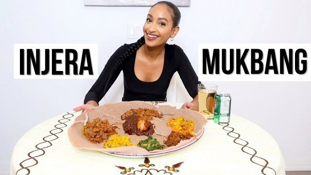 'EAST AFRICAN FOOD MUKBANG *eating the BEST Eritrean and Ethiopian Food Mukbang*'