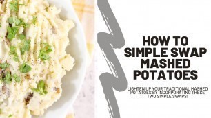 'Lightened Up Mashed Potatoes'