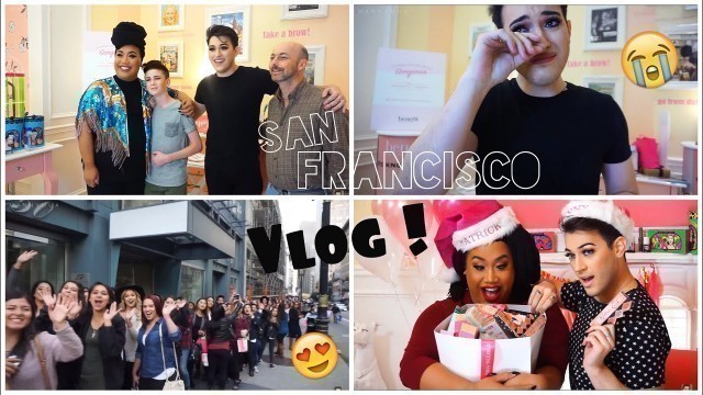 'MannyMua and PatrickStarrr Slay The Bay with Benefit Cosmetics! | Vlog'