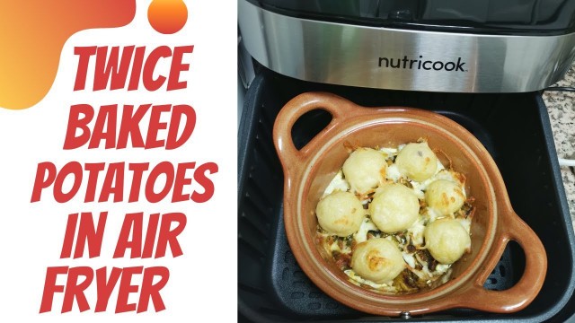 'Twice Baked Potatoes in Air Fryer//Quick and Easy //Mesyl Channel //#shorts'