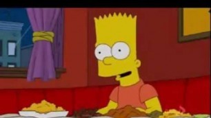 'The Simpsons dine in Ethiopian restaurant'