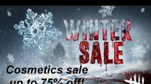 'Dead By Daylight| Winter Cosmetics sale up to 75% off!'