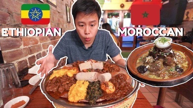 'Trying EXOTIC Ethiopian Food & Moroccan Food - INSANELY GOOD TAGINE in Sydney'