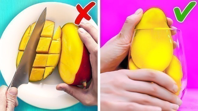 'Simple Tricks to Cut And Peel Difficult Food || Yummy Fruit Hacks by 5-Minute Recipes!'