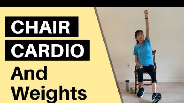 '20 Minute Cardio, Strength & Stretch In A Chair - Senior Workout Videos'