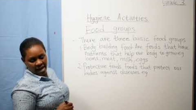 'Grade 3 - Hygiene Activities (Food Group )'