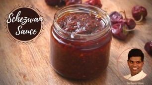'Schezwan Sauce Recipe In Tamil | How to Make Schezwan Sauce CDK #310 | Chef Deena\'s Kitchen'