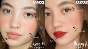 'HAPPY B COSMETICS MULTI PURPOSE LIPPIE EASY MAKEUP LOOK | Alqueen Ilagan'