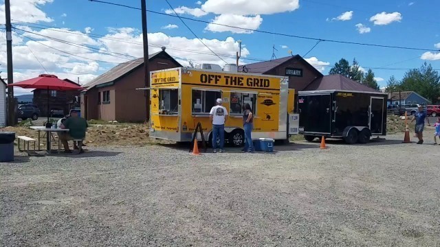 'Off The Grid Food Trailer Fairplay Southpark Colorado'