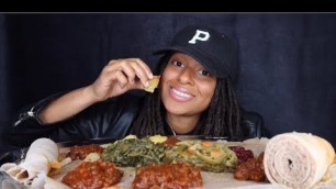 'Ethiopian Food Mukbang | Can vegans be overweight?'