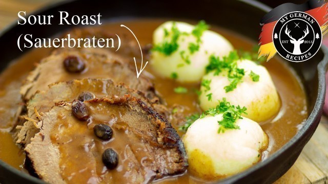 'Sour Roast - Sour Beef // German Sauerbraten Recipe ✪ MyGerman.Recipes'