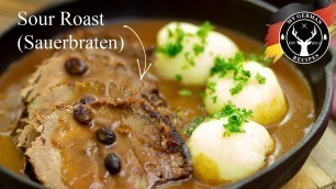 'Sour Roast - Sour Beef // German Sauerbraten Recipe ✪ MyGerman.Recipes'