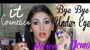 'It Cosmetics Bye Bye Undereye Review & Demo'