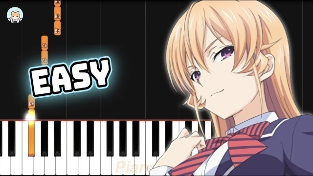 'Shokugeki no Soma Season 4 OP - \"Chronos\" - EASY Piano Tutorial & Sheet Music'