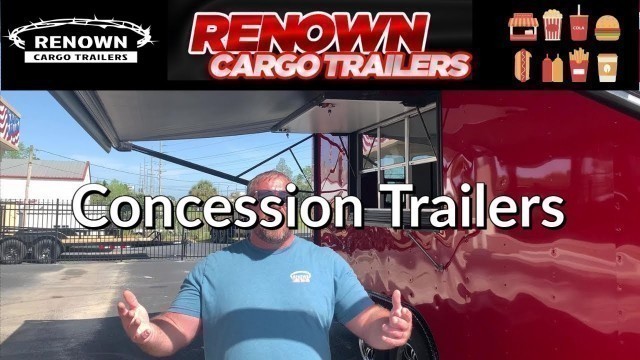 'Custom Concession Food Trailer | Mobile Business | Make money on the go! 