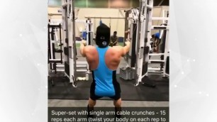 'Josef Rakich | Back Workout Exercise'