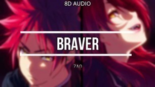 'Shougeki no soma op :Braver - Zaq 8D AUDIO'