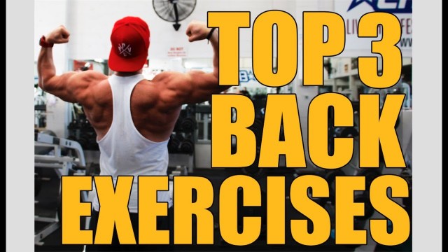 'Josef Rakich - TOP 3 BACK EXERCISES!'