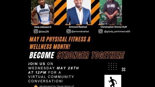 'Men\'s Health Physical Fitness & Wellness Event: Become Stronger Together'