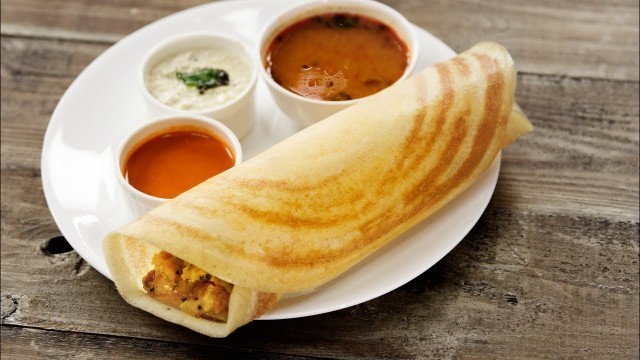 'Crispy Masala Dosa Recipe - Tricks & Tips For Dosai with Batter CookingShooking'