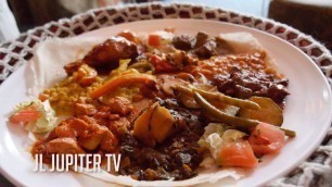 'My first time eating Ethiopian food at Dahlak in West Philly! [JL Jupiter tv]'