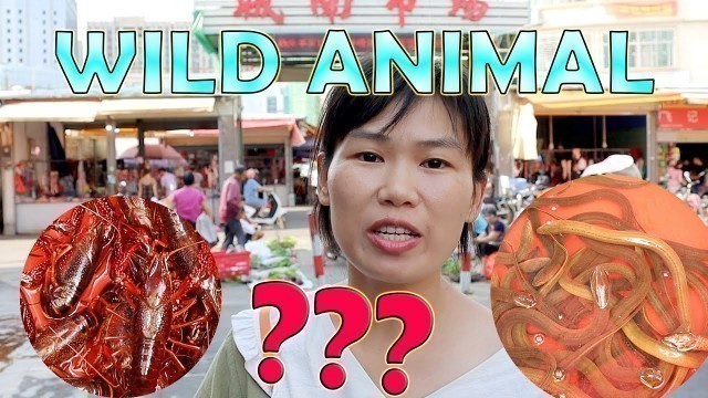 'Chinese wet market= Wild animal market?'