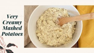 'HOW TO MAKE VERY CREAMY MASHED POTATOES AT HOME | A very easy recipe'