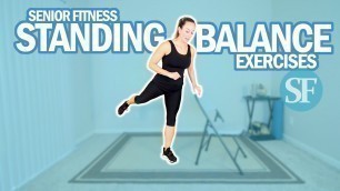 'Senior Fitness - Standing Balance Exercises For Seniors And Beginners | 20 MIN'