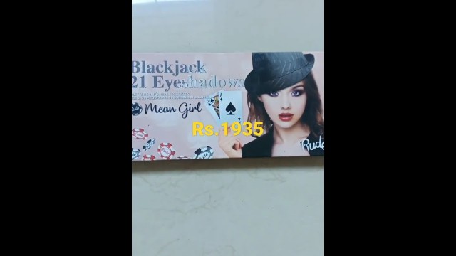 'Rude Cosmetics Blackjack 21 Eyeshadows - Mean Girl / #eyeshadowpalette / #shorts'