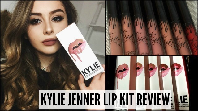 'Kylie Lip Kit Review + LIP SWATCHES!! ♡ (Exposed, So cute, Heir and more!!)'