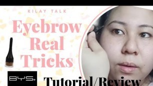 'BYS EYEBROW GEL/LIGHT MAKE-UP/ BARE FACE REVIEW/KILAY TUTORIAL/AIRA AND ROSIERYN VLOG'