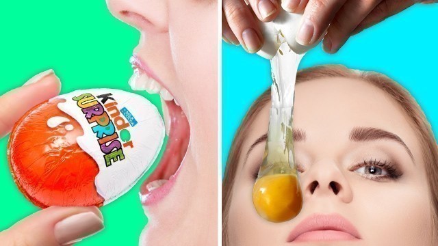 '30 UNEXPECTED FOOD TRICKS TO HAVE FUN WITH!'