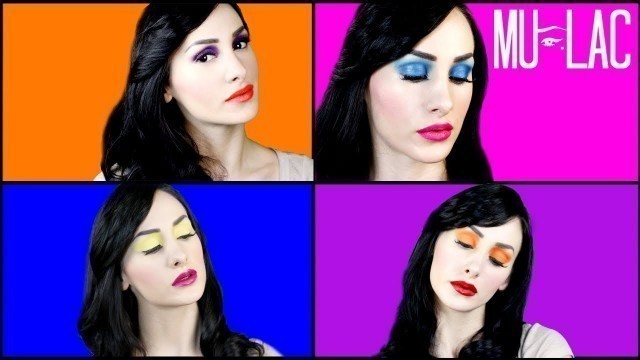 'Pop-Art makeup tutorial - MULAC'