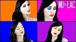 'Pop-Art makeup tutorial - MULAC'