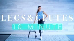 'Senior & Beginner Workout 10 minute LEGS & GLUTES Shape and Tone'