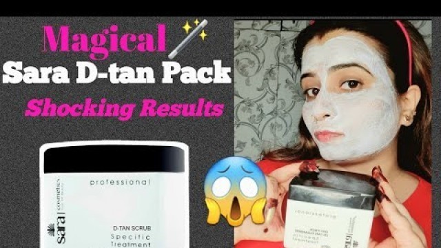 'Sara D Tan Pack Review + demo// Tanning removal pack|| Is this Really Best Dtan ?? sara cosmetics'