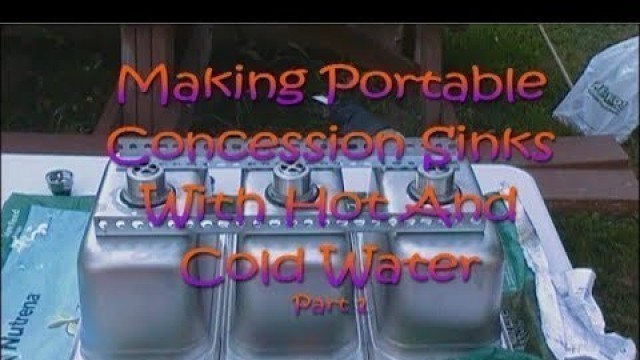 'Making Portable Concession Sinks, Part 1'