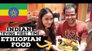 'Indian Trying Ethiopian Food First Time in Washington D.C. | Travofoodie'