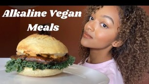 'What I eat in a day | Alkaline Vegan Ethiopian food, burger, and smoothie bowl'