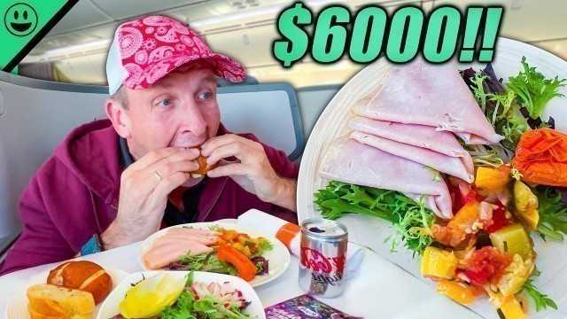 'What $6000 Gets You on Ethiopian Airlines! First Class Food in East Africa!'