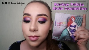 'Probando Paleta Rude Cosmetics (Reseña y Tutorial) Maquillaje de Primavera/review'