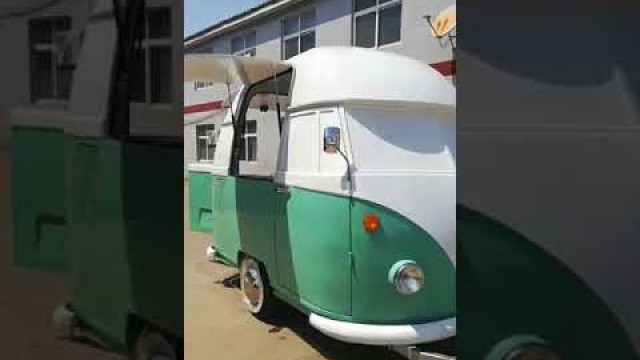 'vw kombi trailer food truck for ice cream selling'