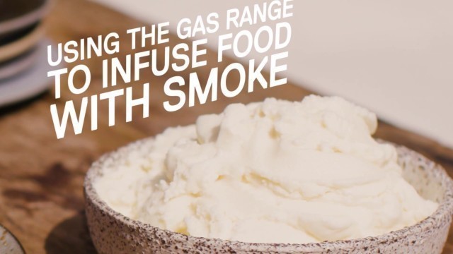 'Using the Gas Range to infuse foods with smoke'