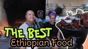 'ETHIOPIAN LOCAL FOOD//ETHIOPIANS EAT FRESH BEEF'