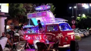 'Volkswagon VW Combi Van Cocktail Bar Car, Pattaya, Thailand'