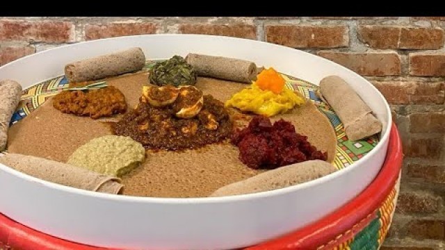 'Eating Ethiopian food in New Orleans!  | Addis Nola | #shorts'